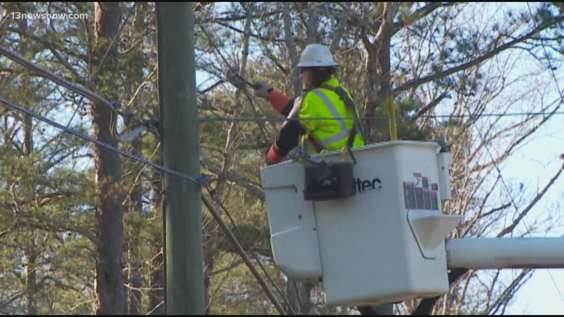 Dominion, Community Electric Cooperative warn winter ice may lead to outages
