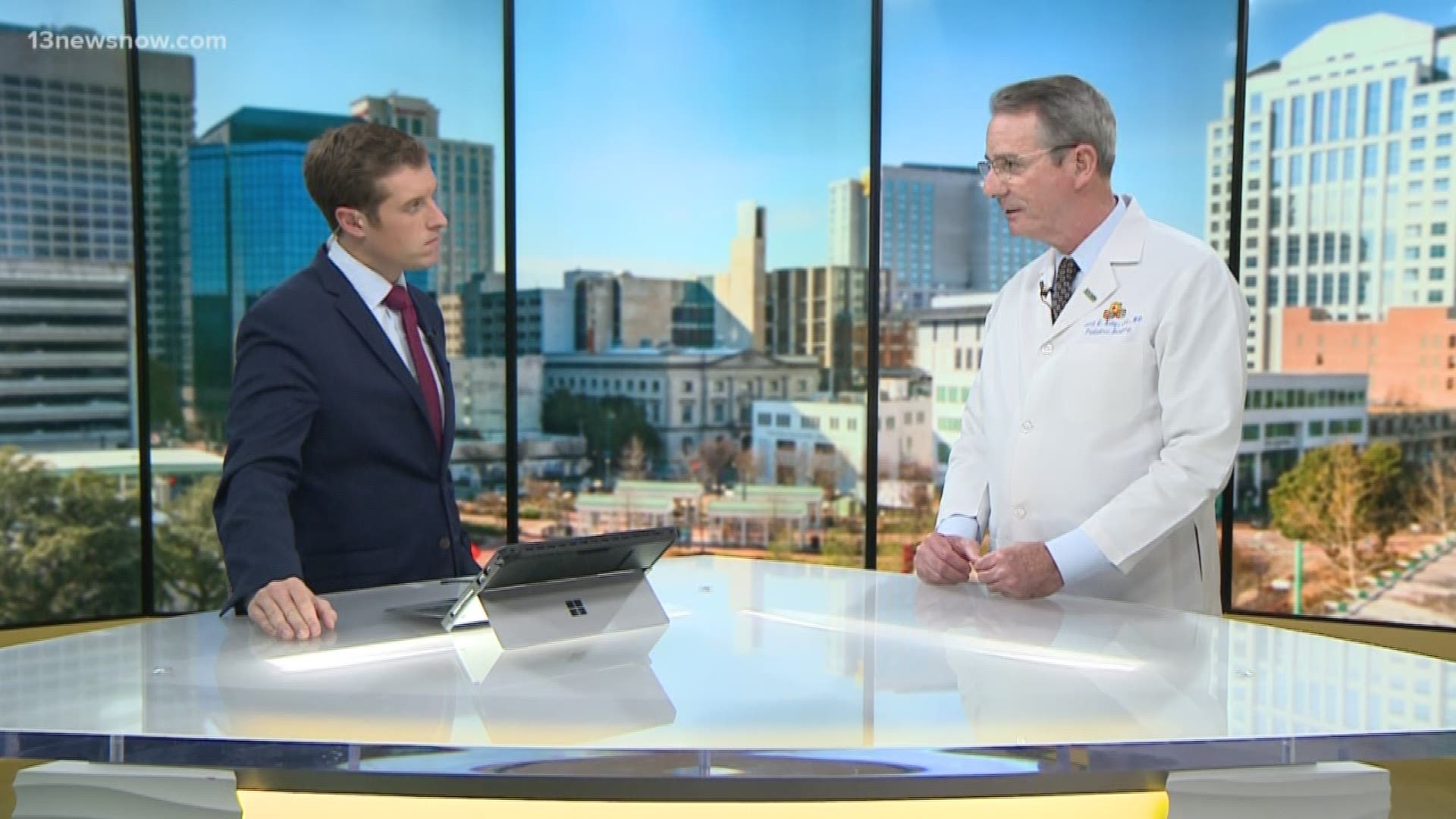 13News Now Dan Kennedy sits down with Dr. Robert Kelly, the Chief of Surgery at CHKD.