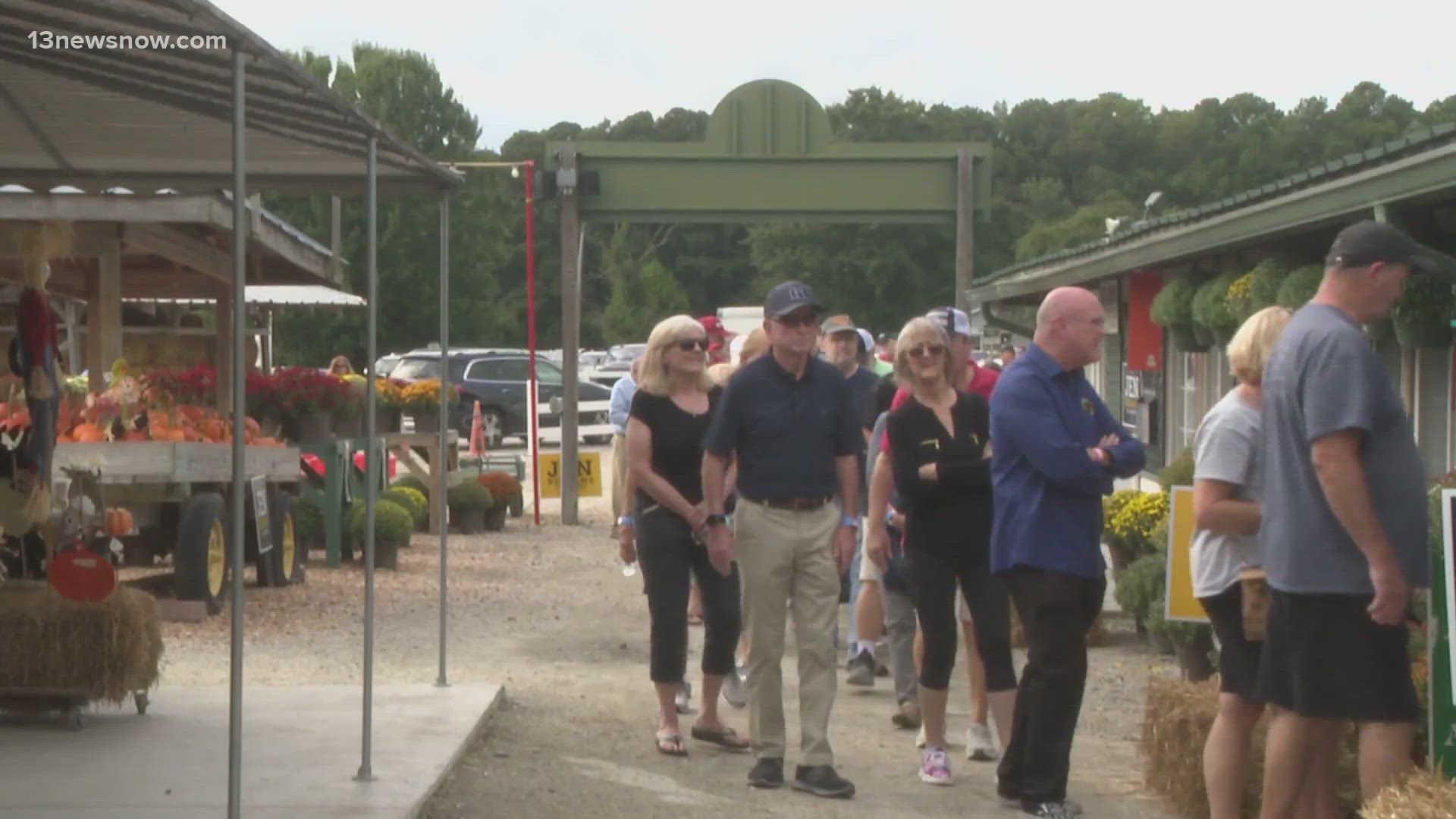 Across Hampton Roads, voters lined up to cast their ballots ahead of Election Day.