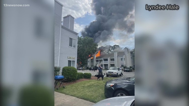20 displaced after Virginia Beach apartment fire