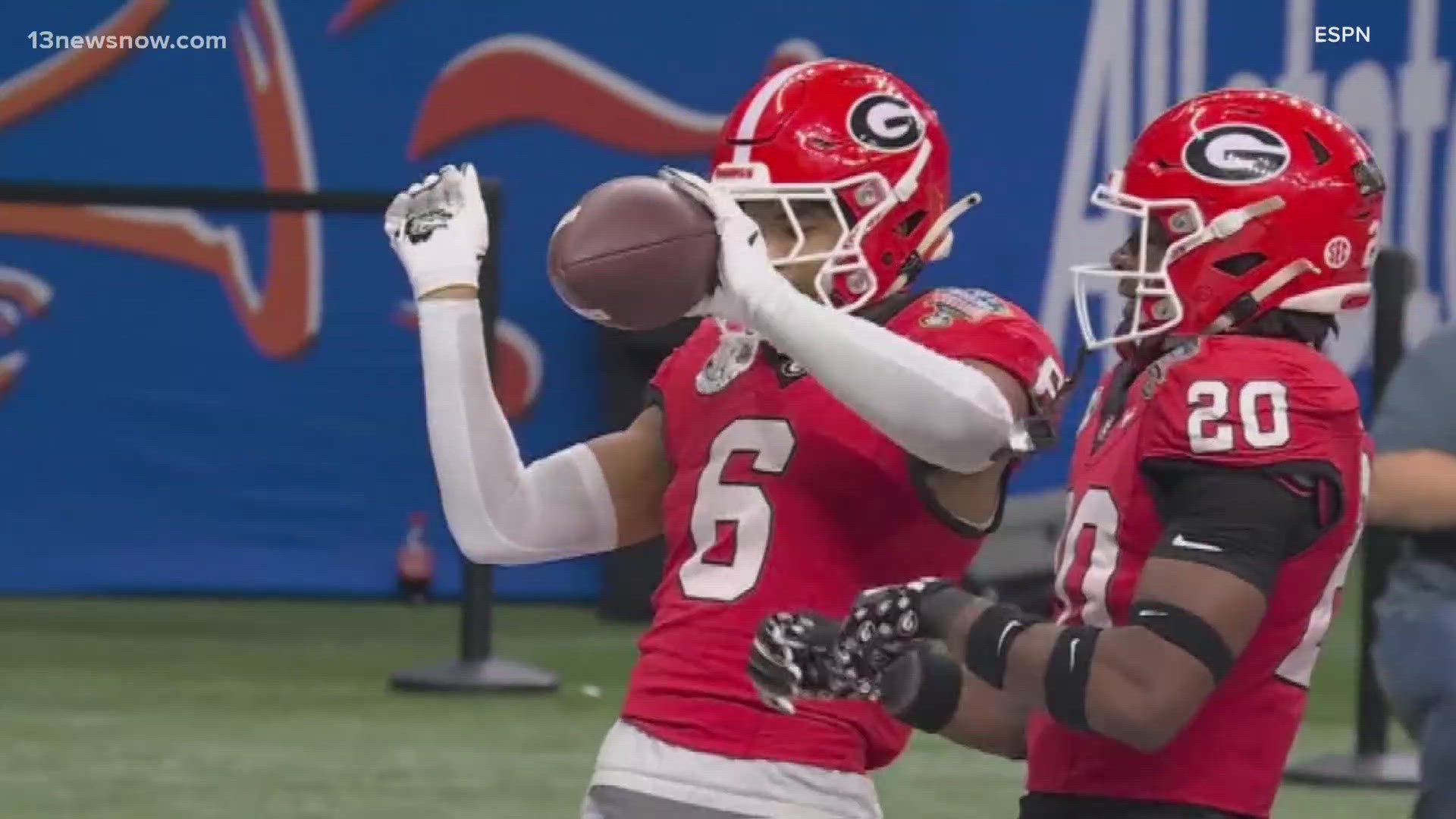 Players from the 757 show up in college football playoff | 13newsnow.com