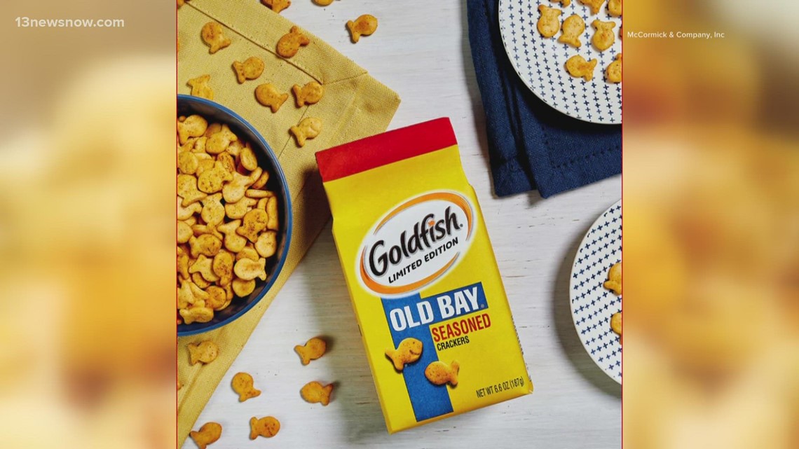 Old Bay-seasoned Goldfish crackers hit the stores