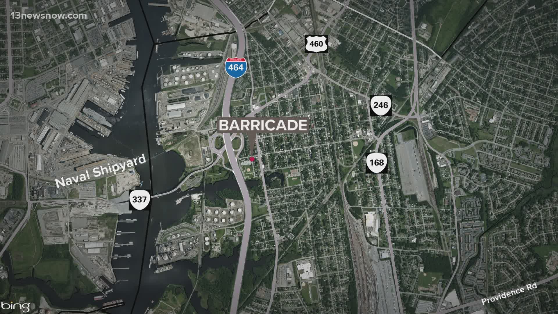 Police were sent to a home to investigate a possible assault and said a man wouldn't come out of his home. He had a child inside with him, who wasn't hurt.