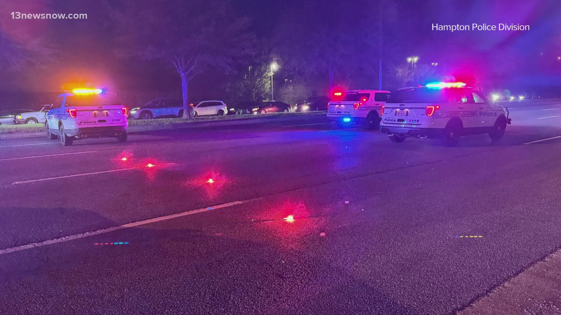 Investigators say 64-year-old John Knight was hit by a car while crossing West Mercury Boulevard near Lasalle Avenue.