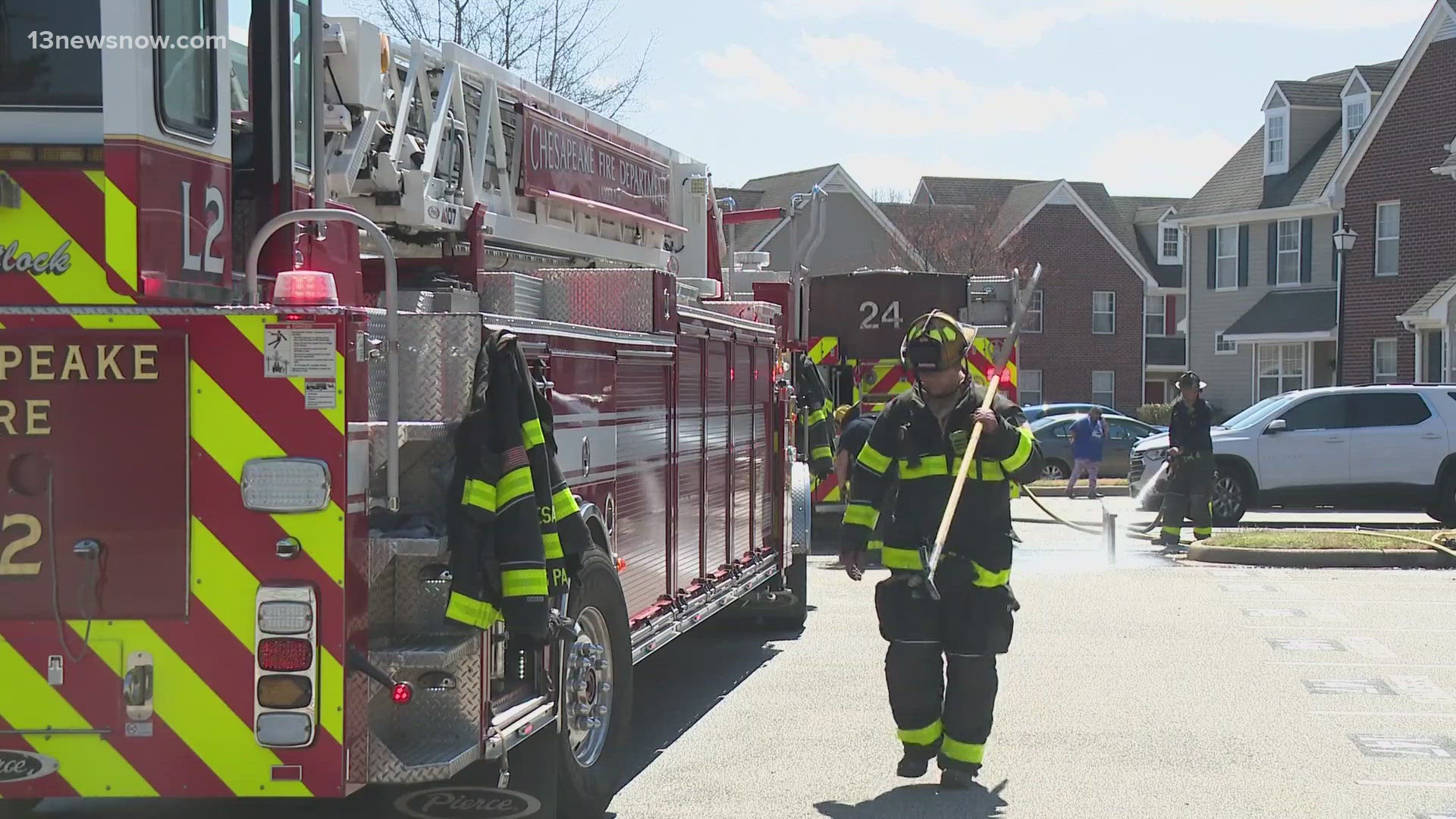 2 displaced after house fire in Chesapeake | 13newsnow.com