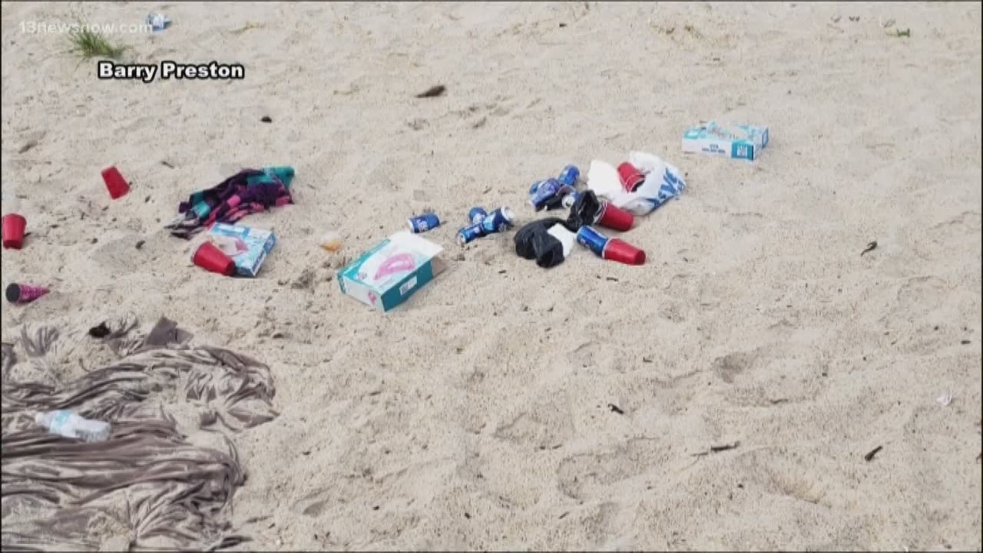Virginia Beach residents are upset and disgusted after 10 tons of trash were collected following Floatopia.