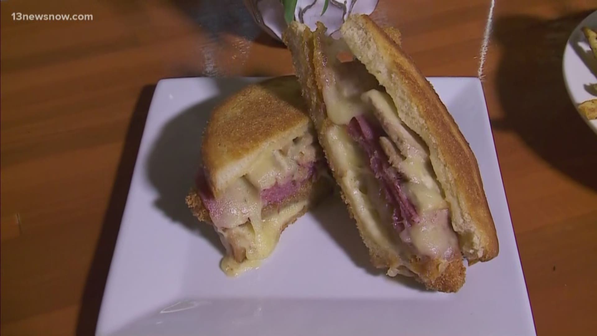 It's National Grilled Cheese Sandwhich Day and we're at The Grilled Cheese Bistro in Downtown Norfolk!