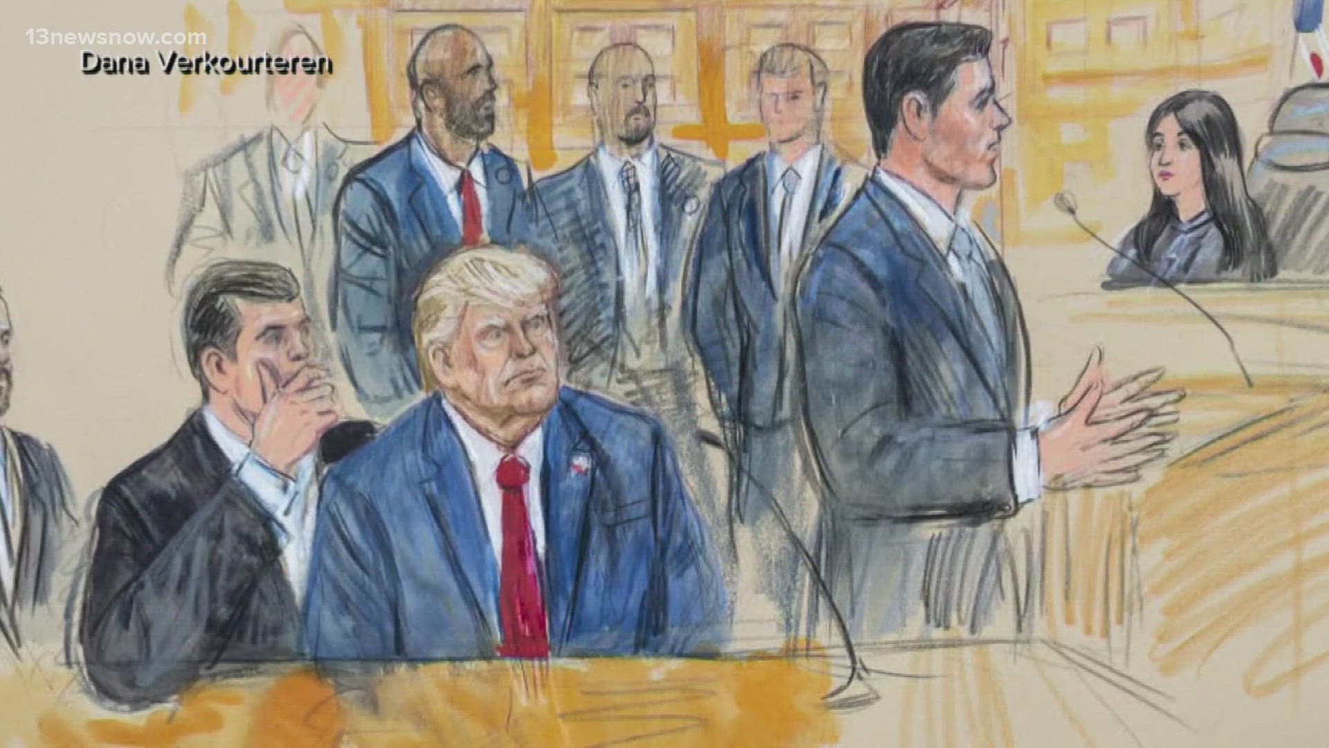 Former President Donald Trump appeared in a Washington DC courtroom for arraignment.