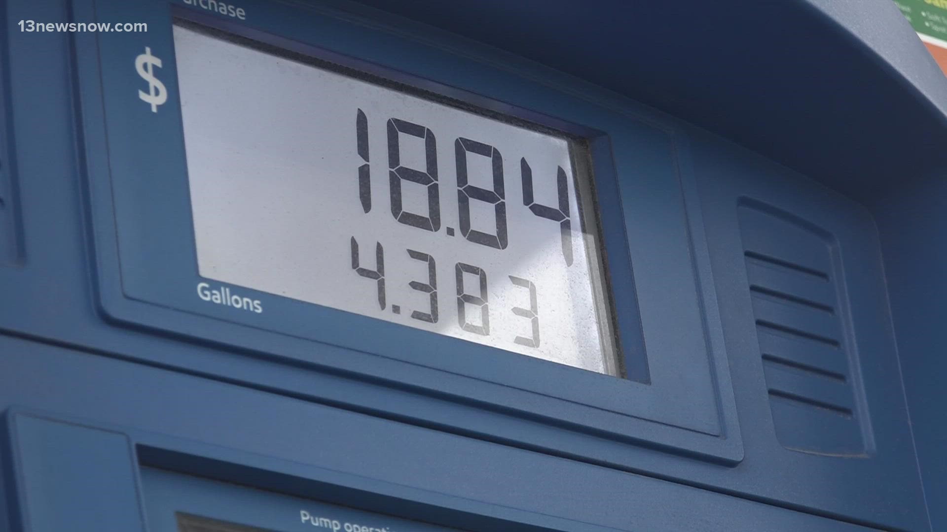 When you compare gas prices today and in 2008, it looks like the U.S is reaching a record-high.