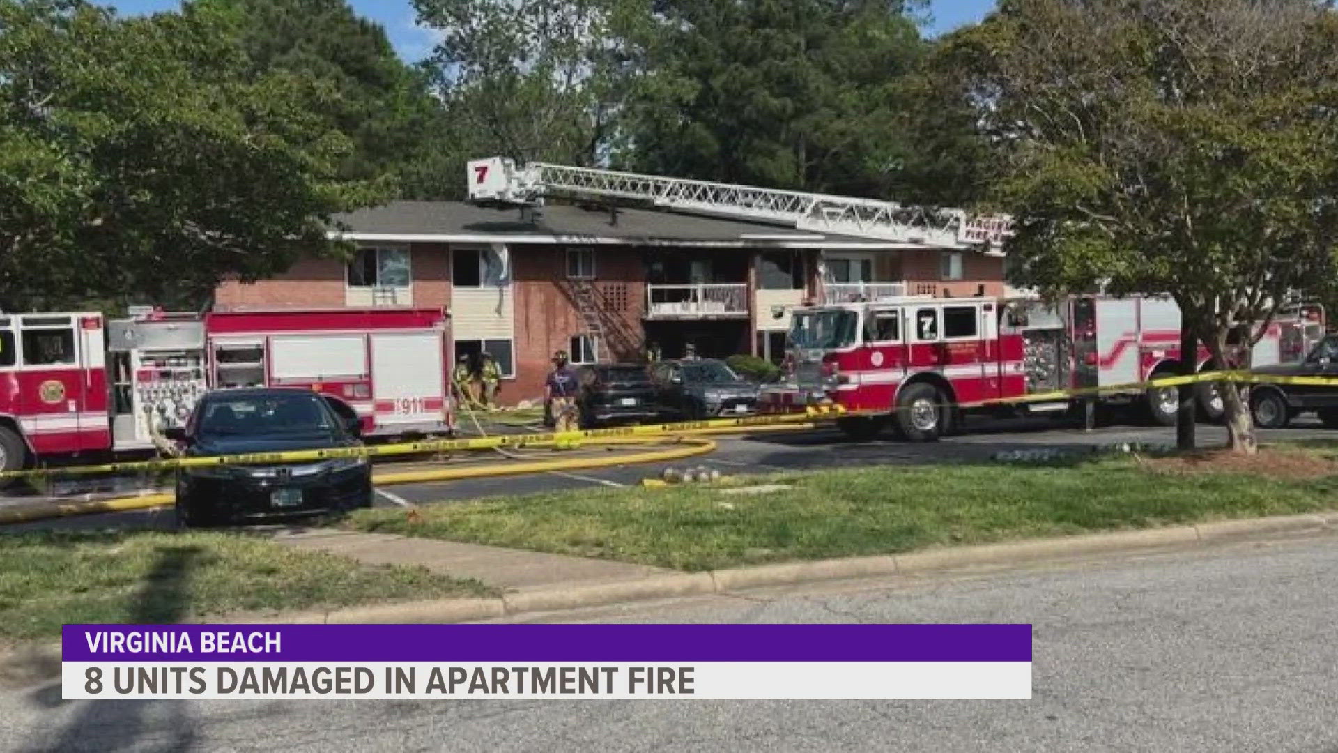 Several people were displaced after a fire at Pembroke Town Center apartments.