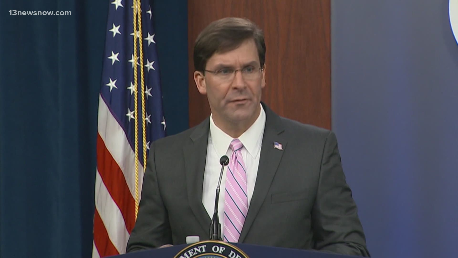 President Trump tweeted that Esper will be replaced by Christopher Miller, the director of the National Counterterrorism Center.