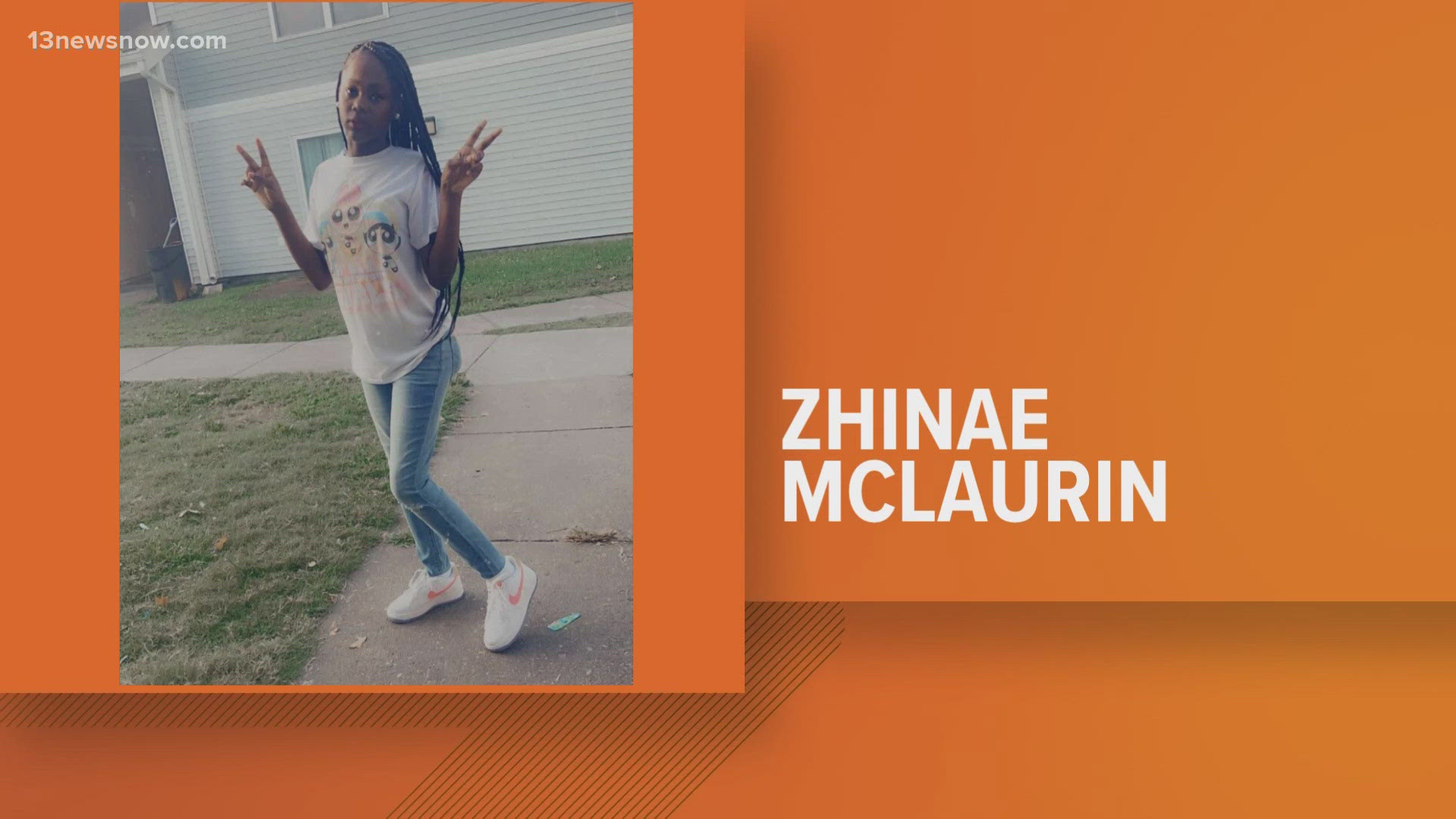 Anyone who sees Zhinae McLaurin is urged to call Portsmouth police.