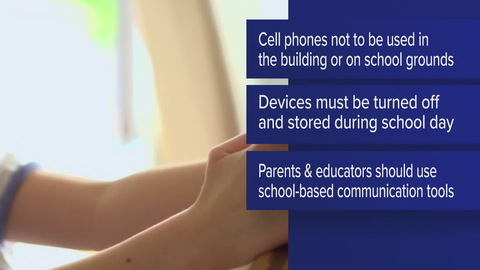 All school districts in Virginia must comply with Gov. Glenn Youngkin's July executive order banning or heavily restricting cell phone use in schools by Jan. 1.