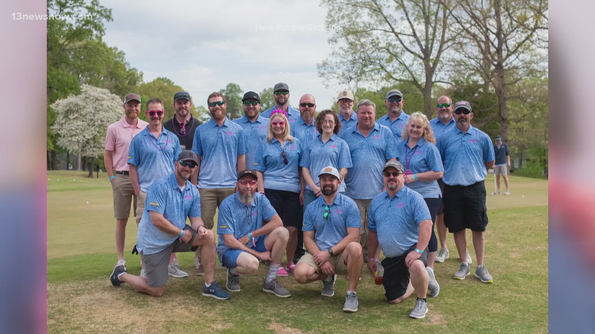The golfing tournament raises money to support young women living with breast cancer.