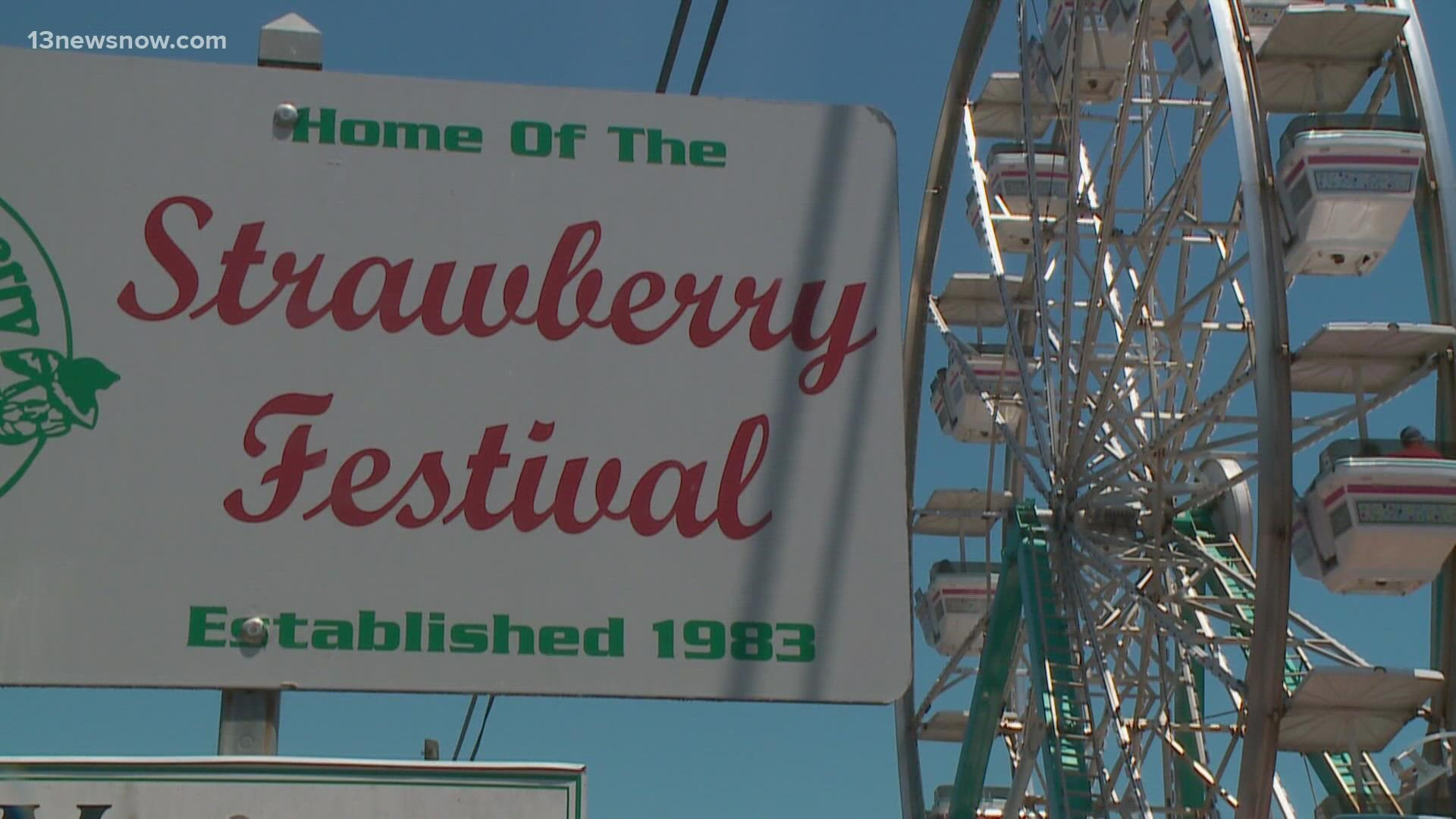 For the third straight year, Pungo's Strawberry Festival has been canceled, this time due to "unforeseen circumstances and time constraints to resolve the issues."