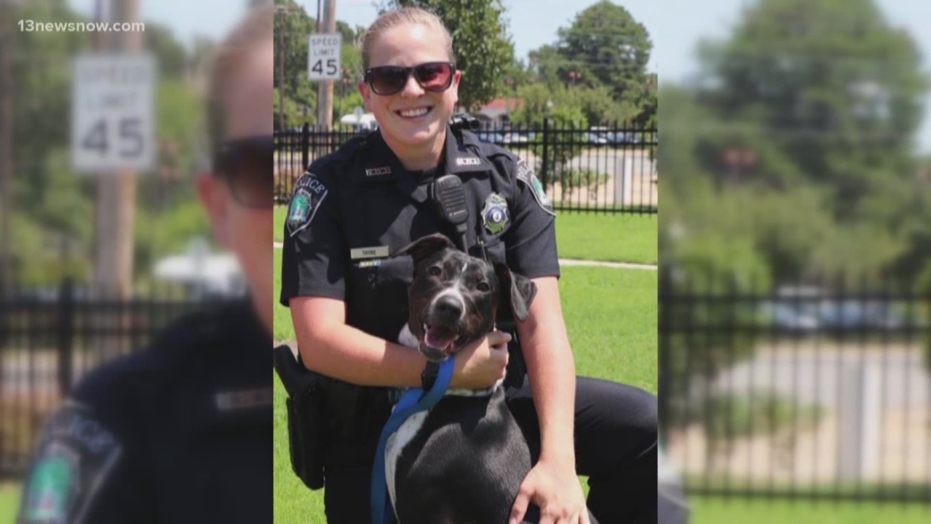 Newport News Officer Katie Thyne died in the line of duty on January 23, 2020. She had a huge impact on her colleagues as well as the community.