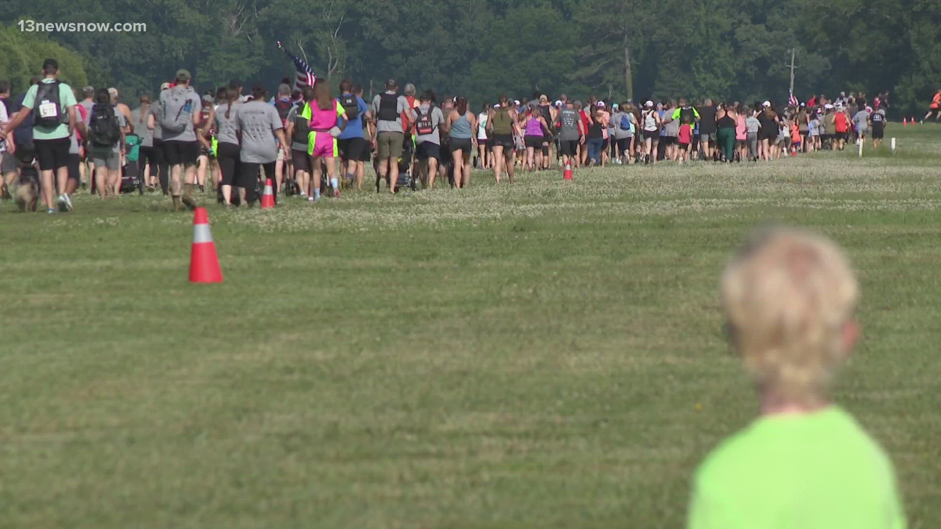 The race raises money for military service members. 13News Now is a proud sponsor.