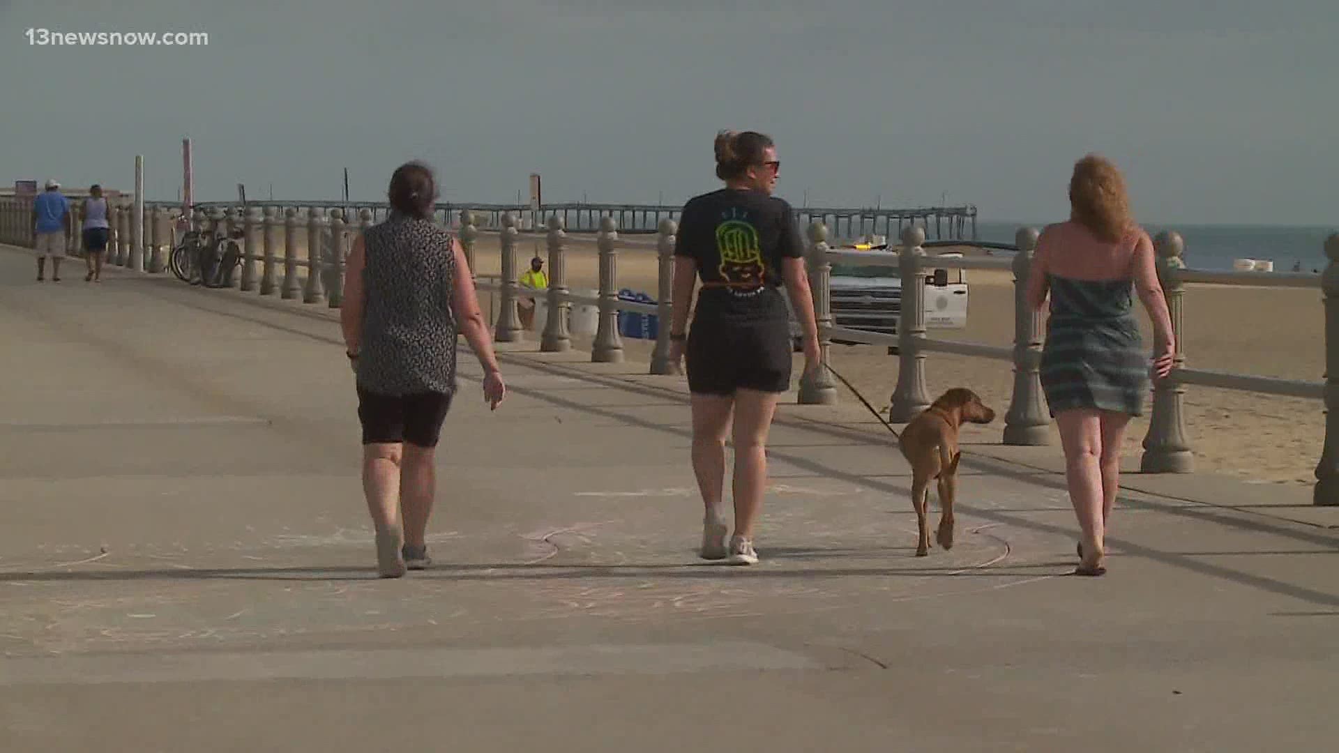 Earlier this spring, beaches were closed to recreation while Virginia tried to stave off the spread of coronavirus. Now people, and dogs, are excited to be back.