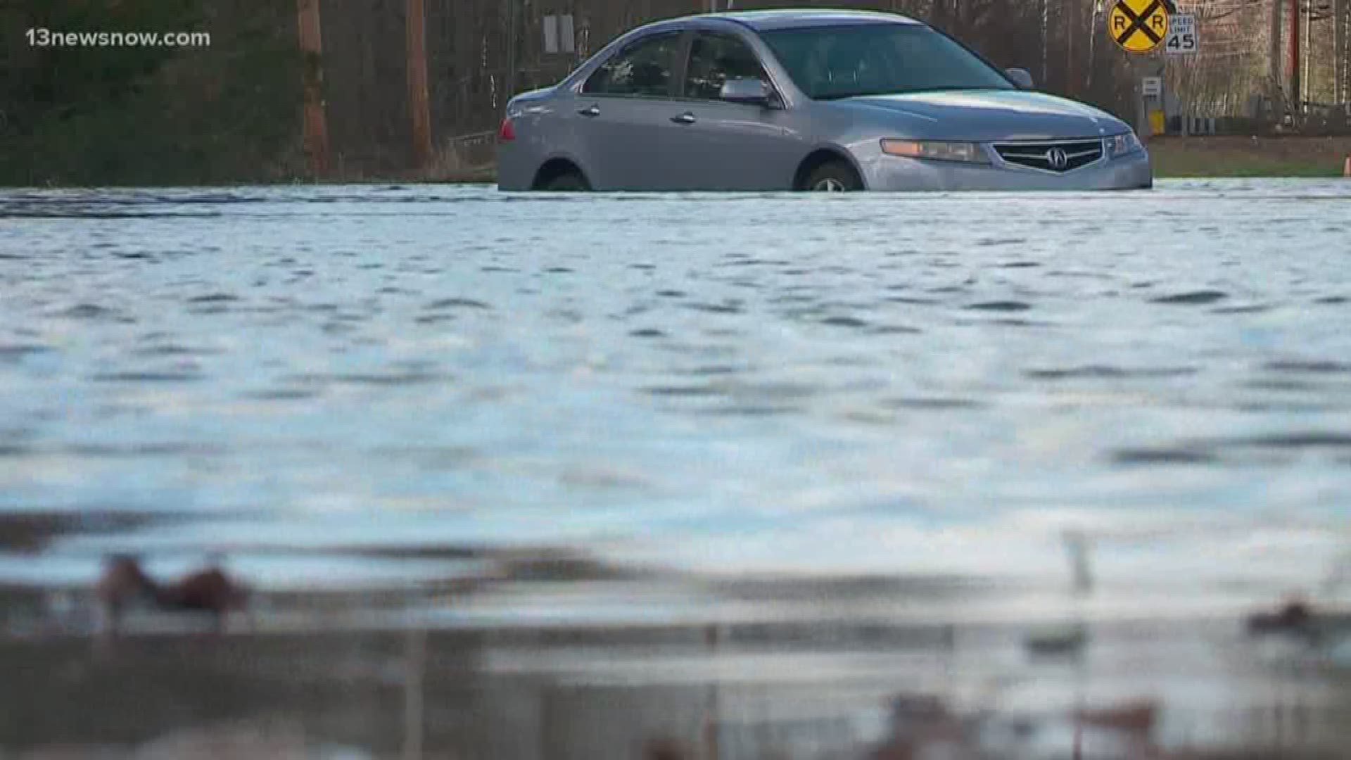 13News Now Ali Weatherton followed up on the damage and flooding caused by heavy rains and strong winds that moved through the region this week.