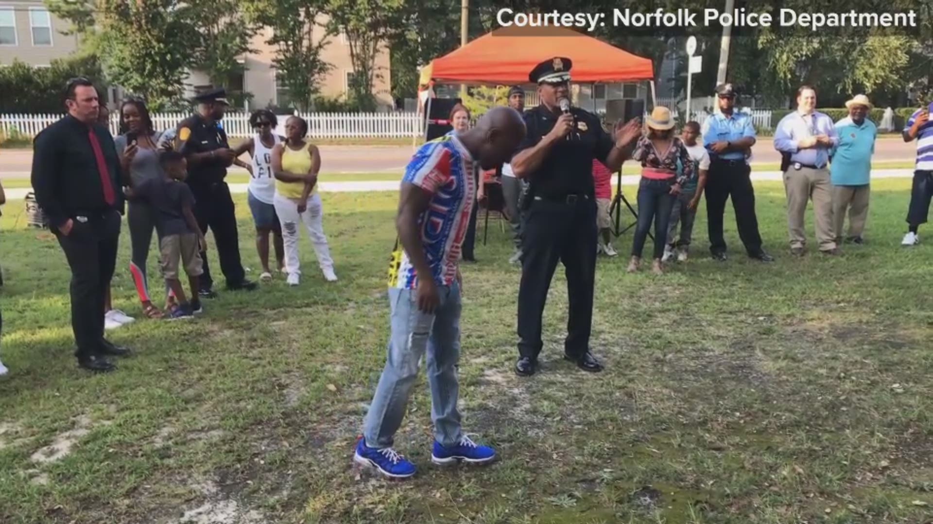 "If we love one another, we wouldn't be pulling these triggers," said Norfolk Police Chief Larry Boone at the department's fourth "Guns Down" community gathering.