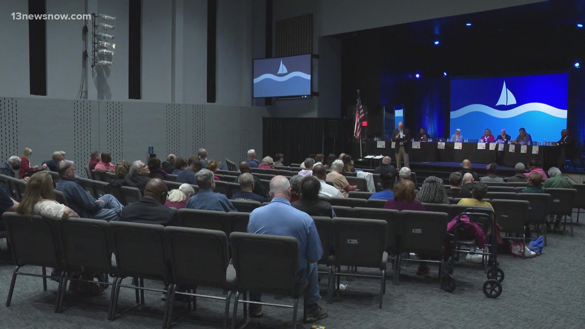 Out of the 11 candidates, only seven participated in the forum Thursday night.