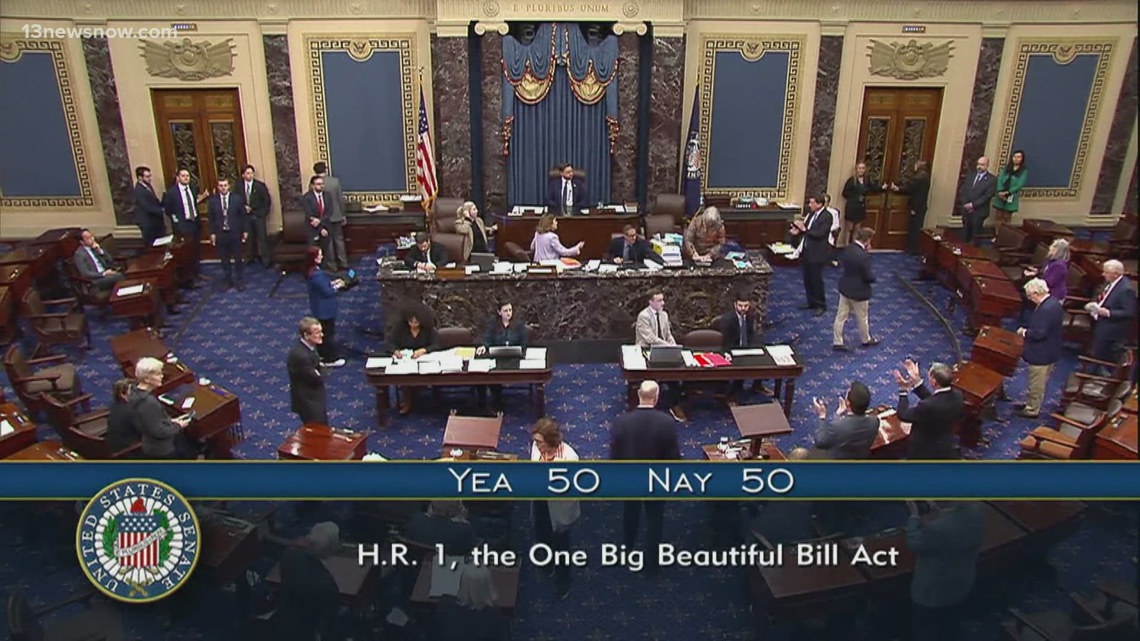 Senate narrowly passes 'Big, Beautiful Bill' with nearly $4 trillion in ...