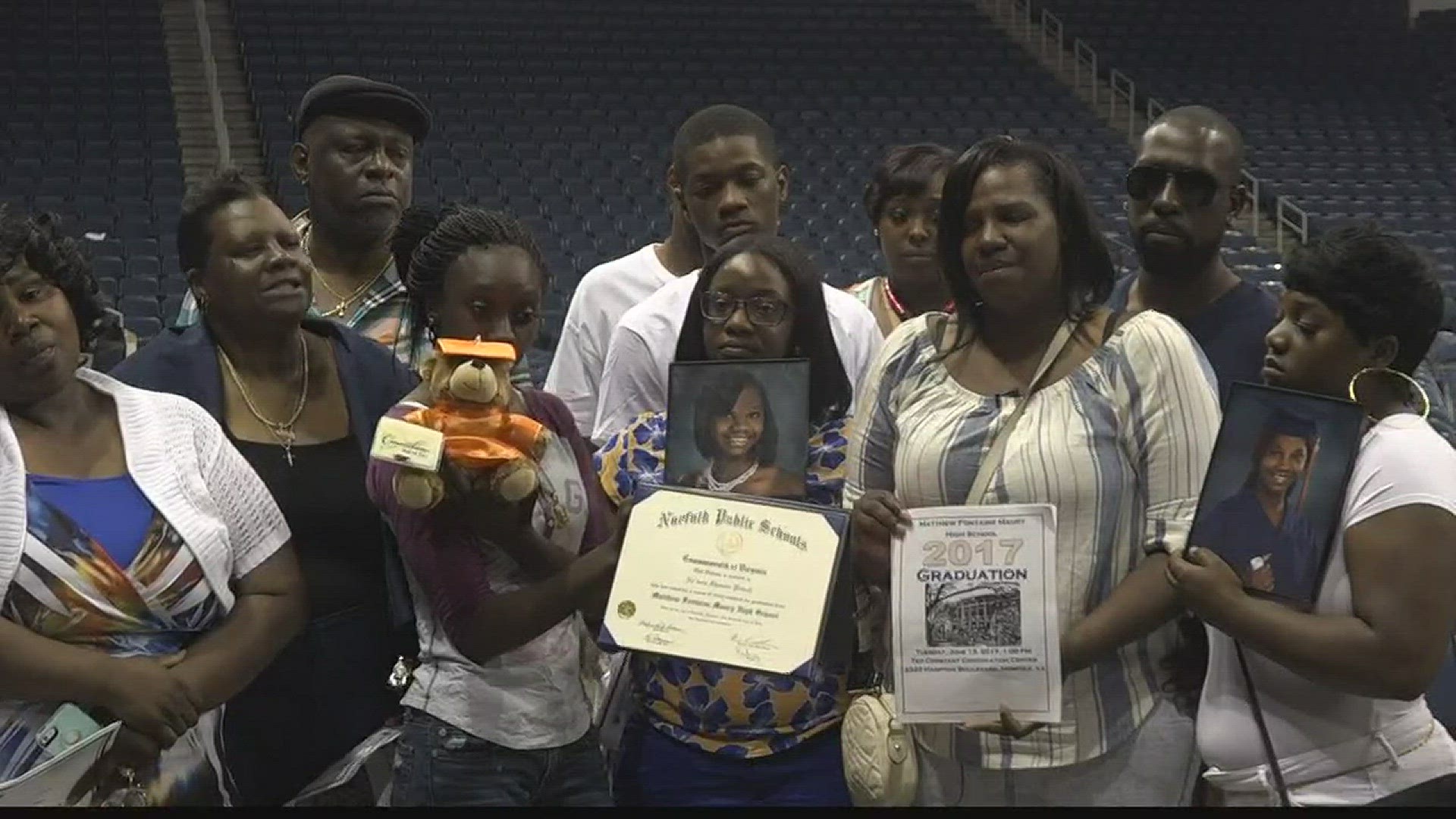 Police say another teenager shot and killed Nateria Powell nearly 3 weeks ago, and Tuesday her high school honored the young woman's memory.