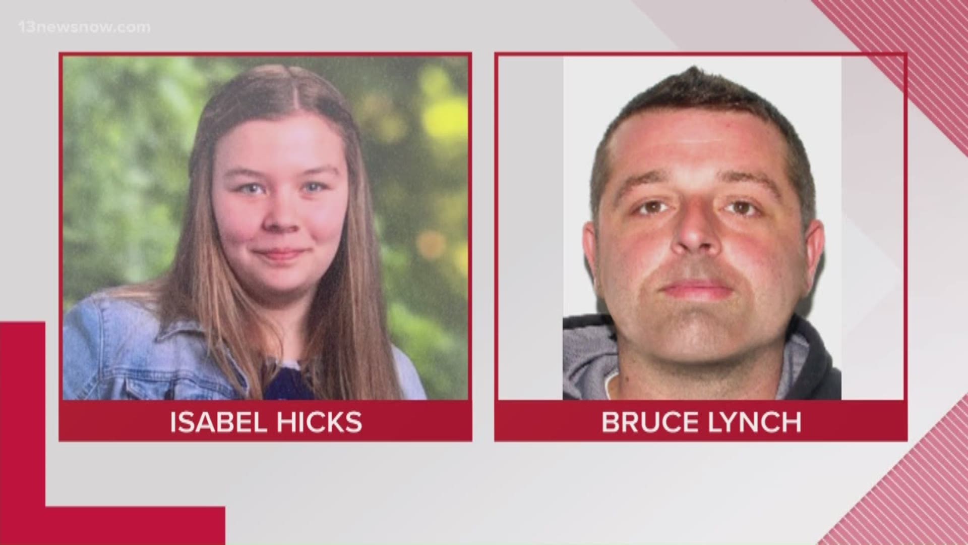 Isabel Hicks, 14, from Louisa County was found safe. Police said they arrested Bruce Lynch for the abduction.