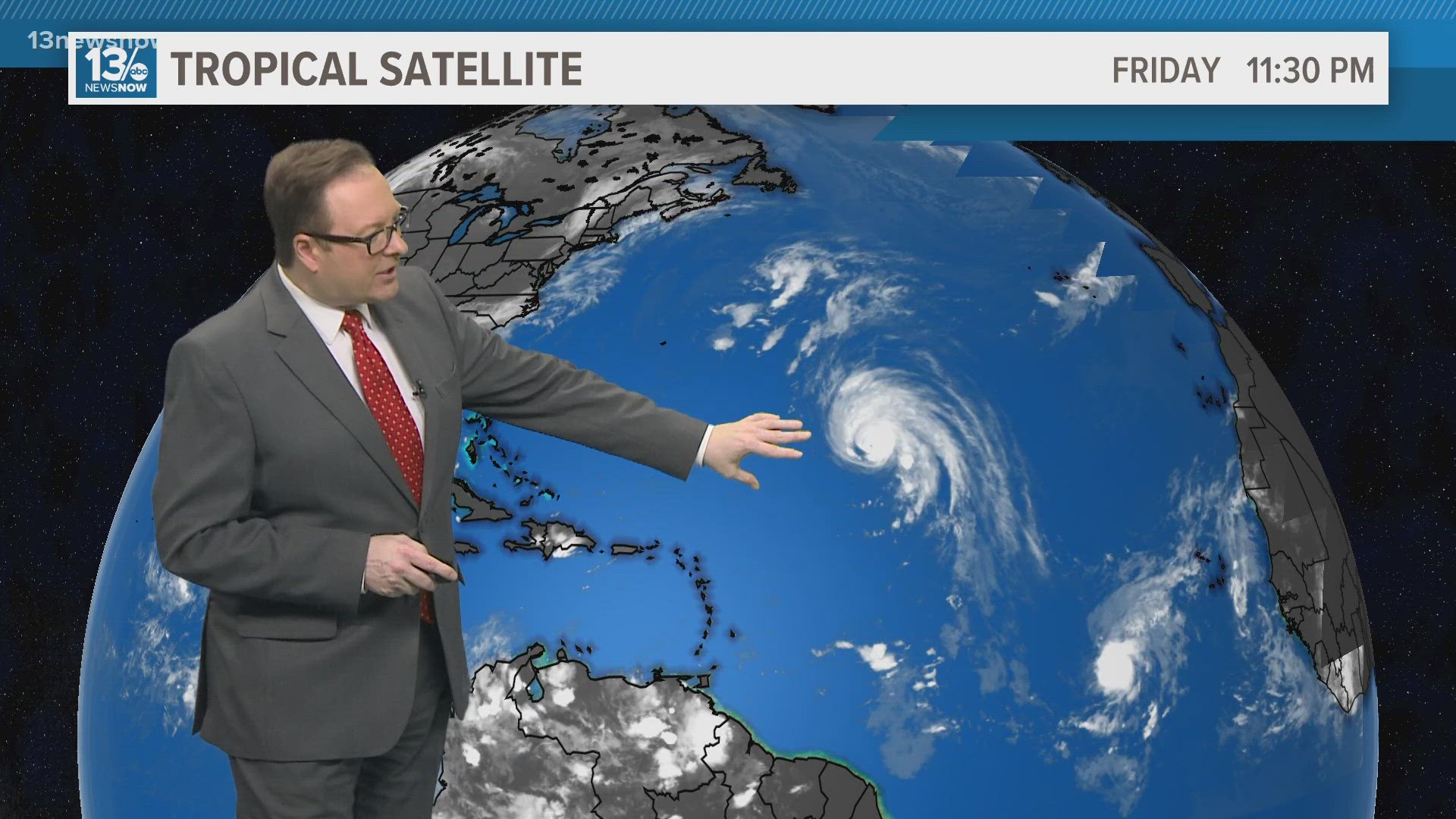 A late night tropics update: Kirk and Leslie are both hurricanes in the Atlantic Ocean right now, and there may be more coming later next week.