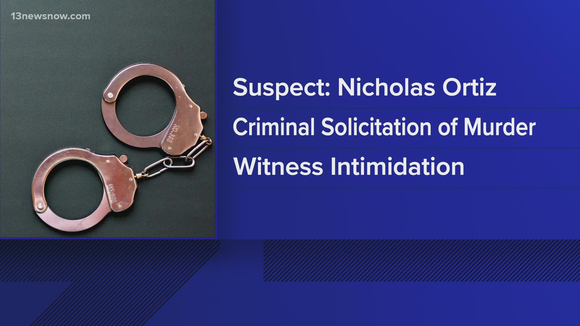 Portsmouth police charged 41-year-old Nicholas Louis Ortiz with plotting the murder of two people.