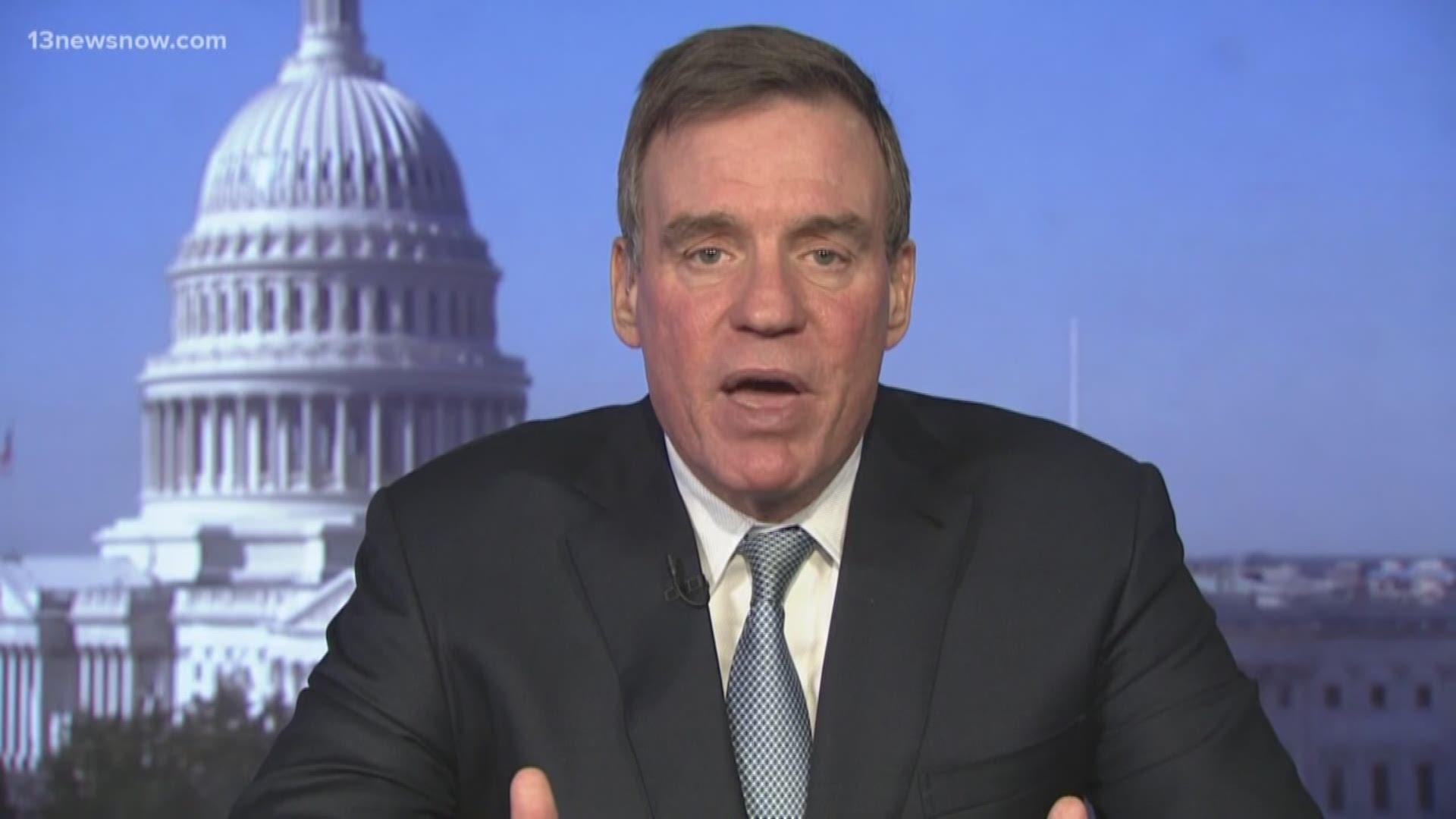 Senator Mark Warner is expected to visit the Hampton VA.