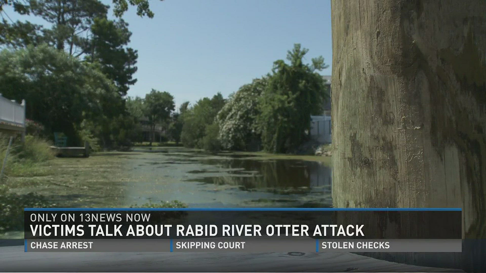 Victims talk about rabid river otter attack