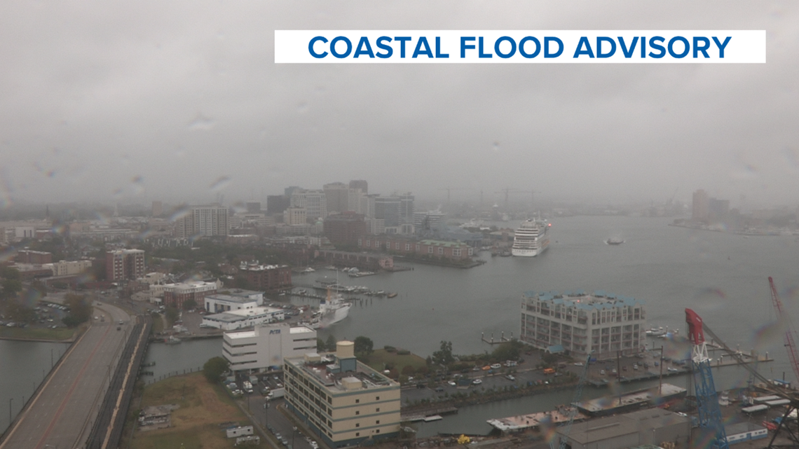 Coastal Flood Advisory issued for Hampton Roads | 13newsnow.com
