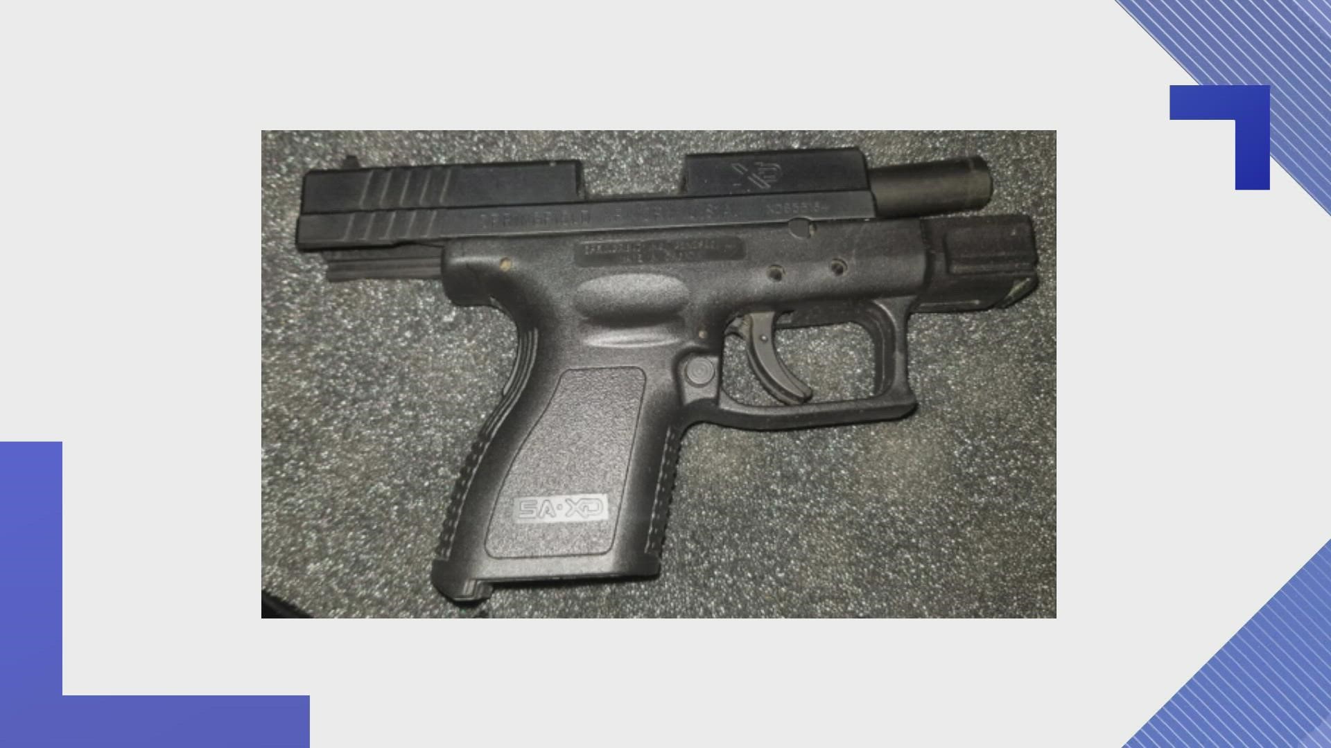 TSA agents first noticed something was wrong when a man's carry-on bag going through an X-ray machine triggered an alarm. It's the sixth gun found at ORF this year.