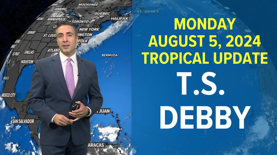 Tropics Update: Forecast for Debby path very uncertain, as storm leaves ...