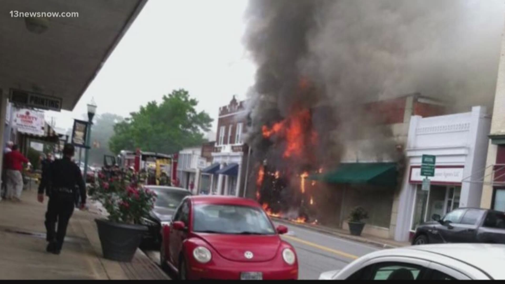 People are calling it the largest fire they've ever seen in the city of Franklin.