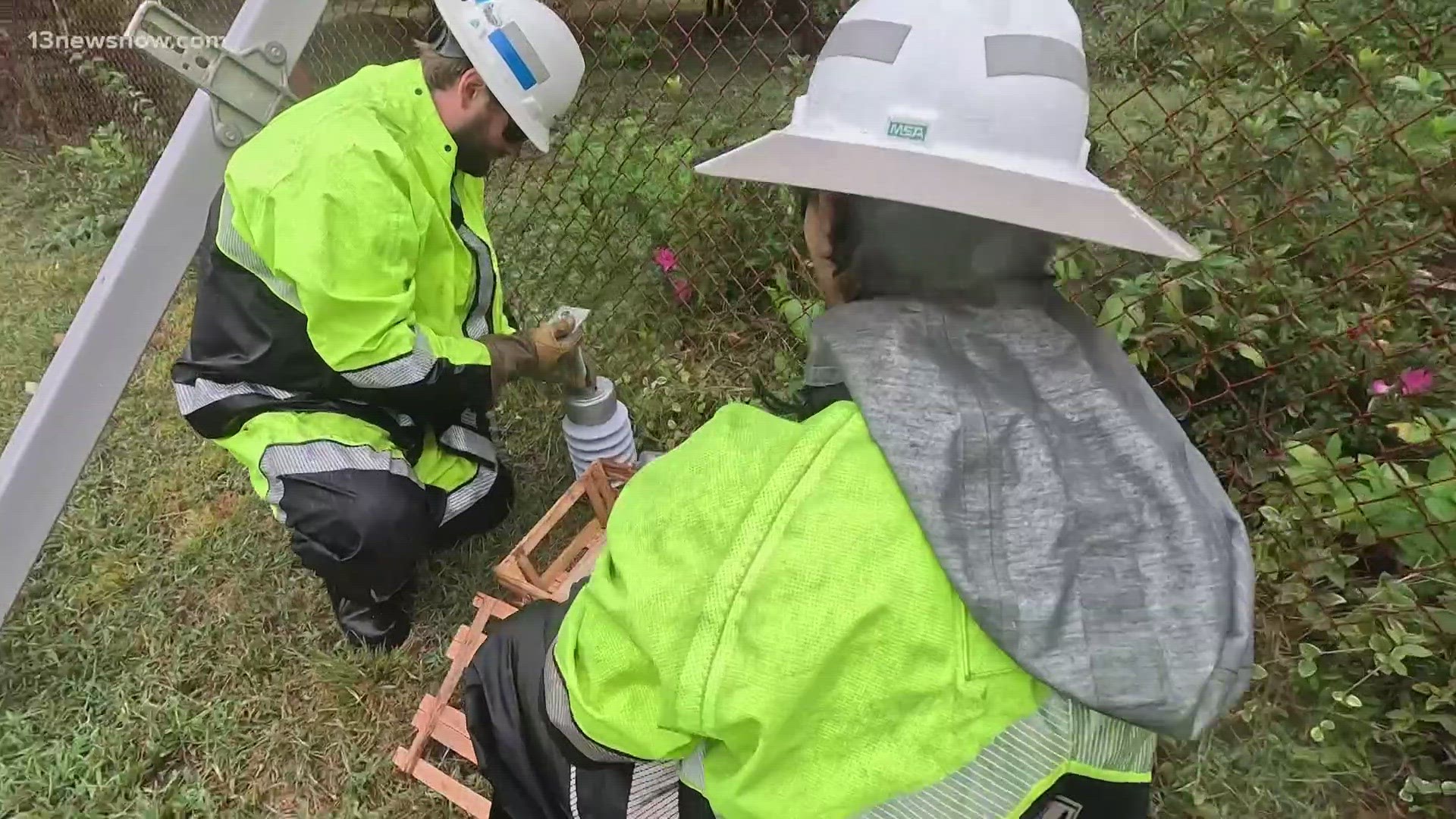 Friday night marked the second round of storms to hit Hampton Roads this week.