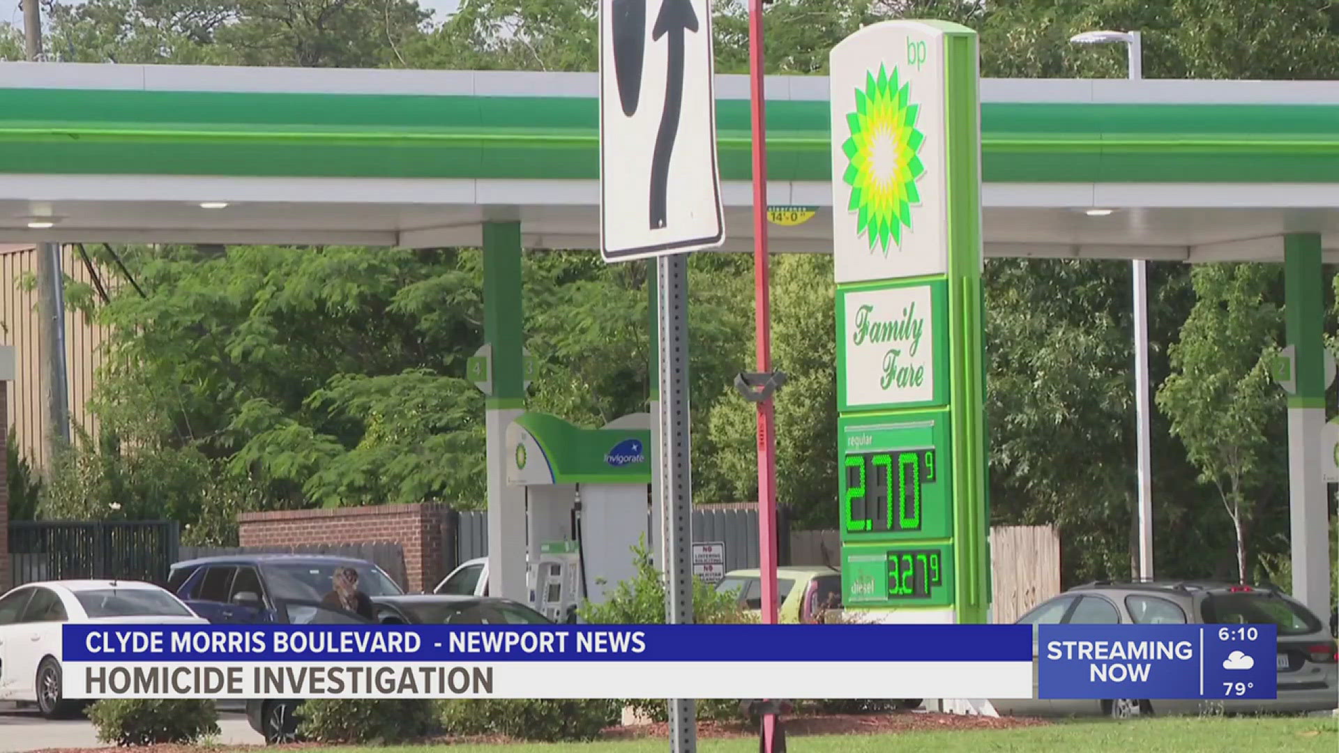 Police investigate a deadly incident on J Clyde Morris Boulevard in Newport News