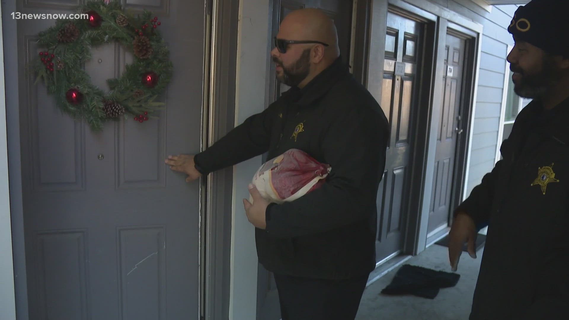 Norfolk Sheriff's deputies are filling a big need for many families this Christmas.