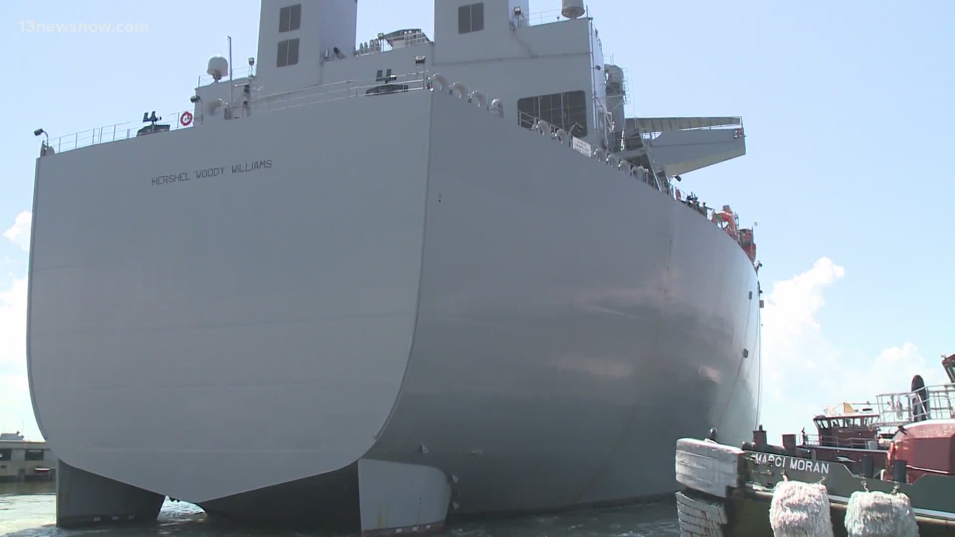 The ship was commissioned back in March, after an earlier life as a Military Sealift Command vessel.