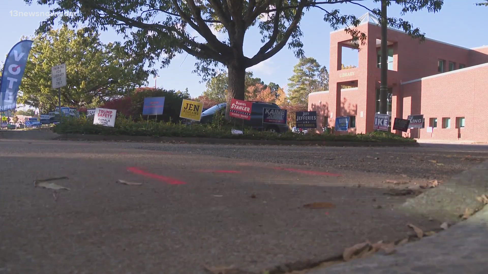 Shane Fordham reports from Chesapeake, where lines wrapped around the parking lots of some precincts before polls even opened this morning.