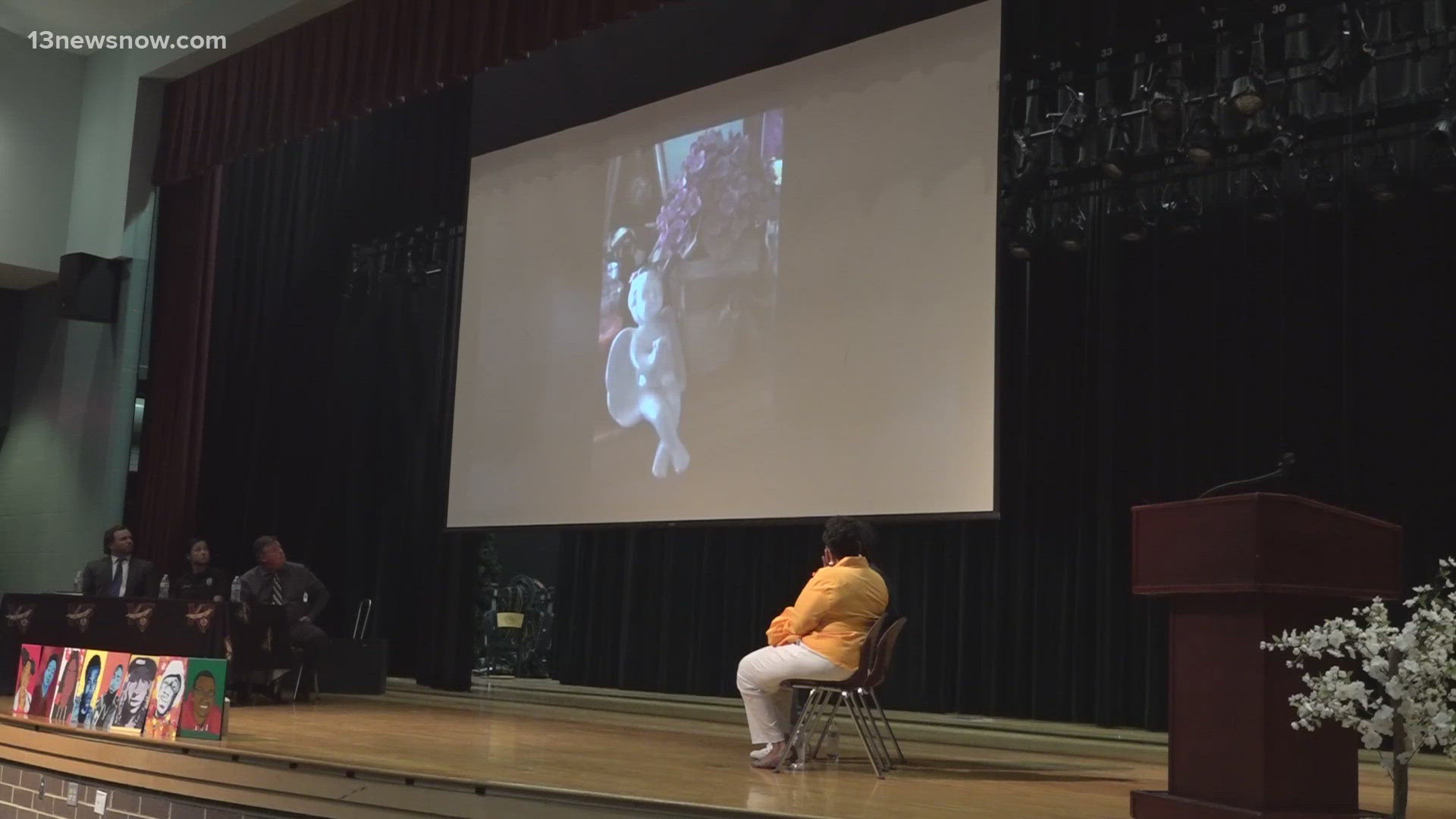 Over in Suffolk, school administrators held a meeting to spread awareness about gang violence.