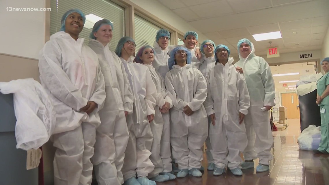 Chesapeake high school students tour hospital, learn more about medical careers - Vimarsana News