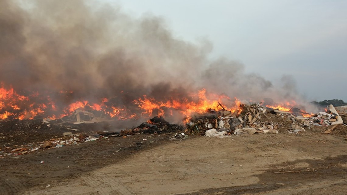 Crews put out fire at Virginia Beach Landfill