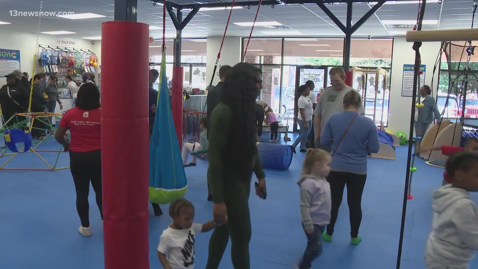 "We Rock the Spectrum" welcomes families with children from all walks of life. 13News Now photojournalist Bono Herrera gives us a look at the grand opening.