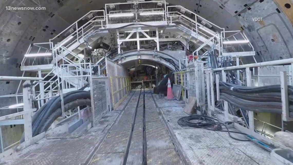 Mary the tunnel-boring machine started work on the new eastbound tunnel ...