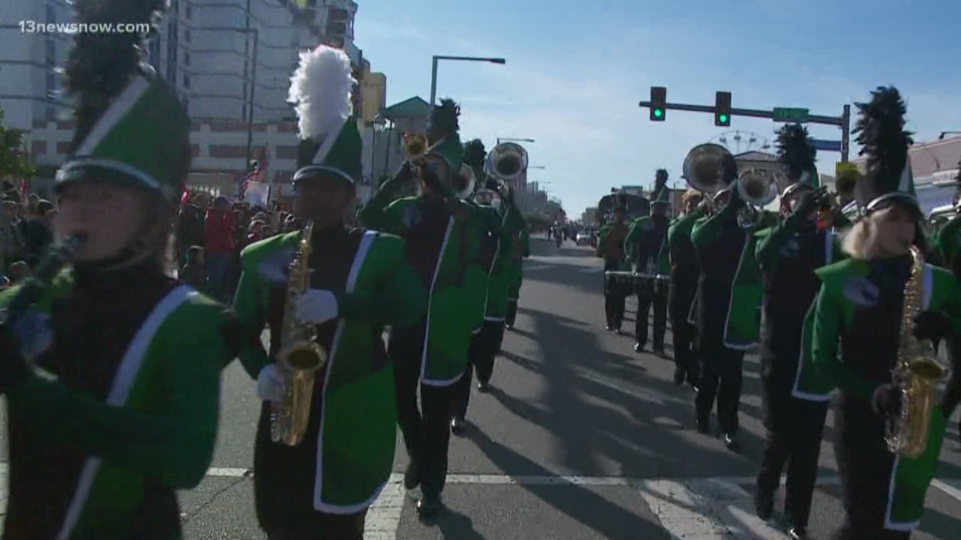 In Virginia Beach, the annual Tidewater Veterans Day parade and ceremony attracted many people around Hampton Roads. 13News Now had a front-row seat to the event.