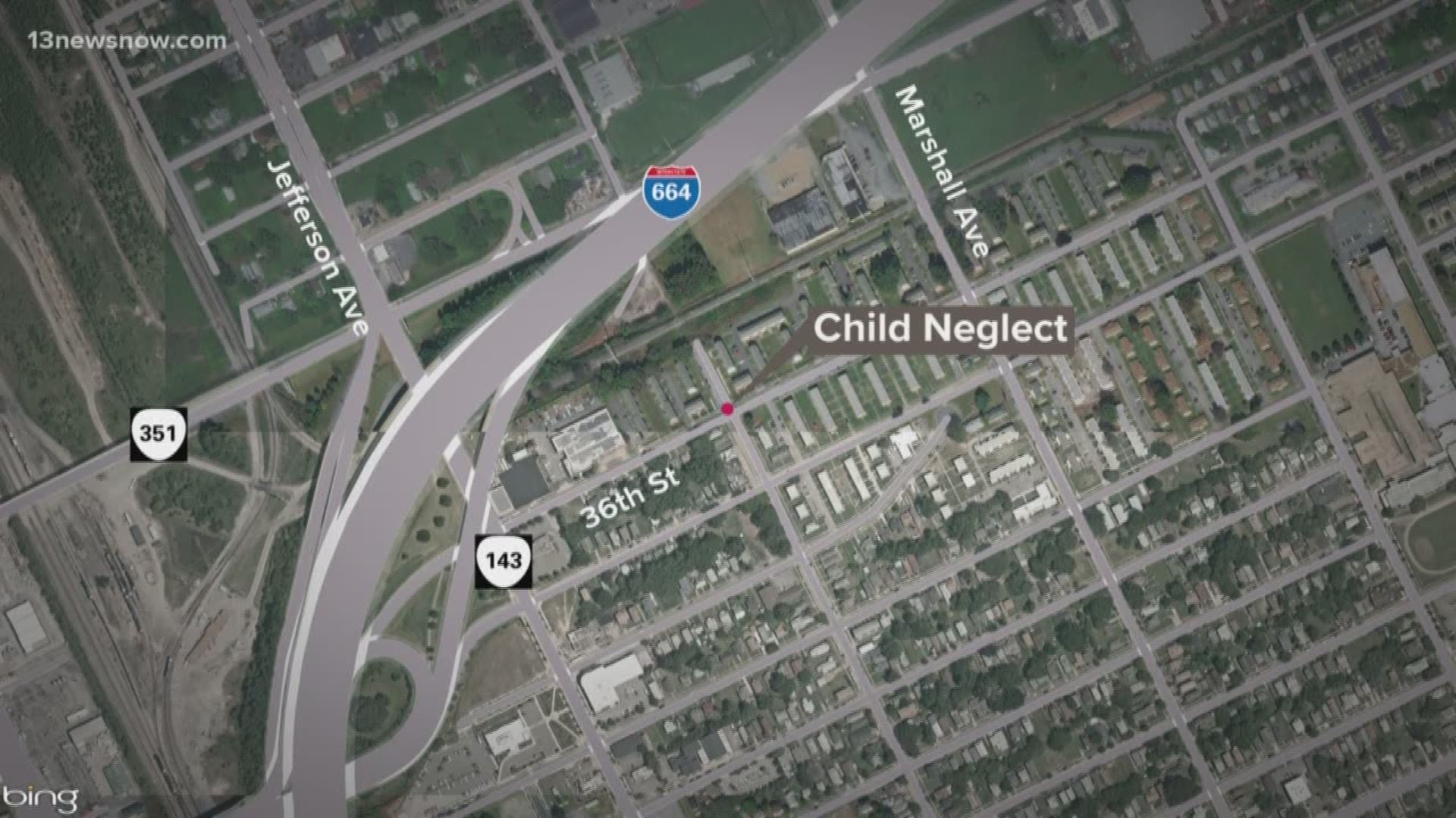 Police are investigating a case of possible child neglect after a young child nearly drowned in a bathtub.