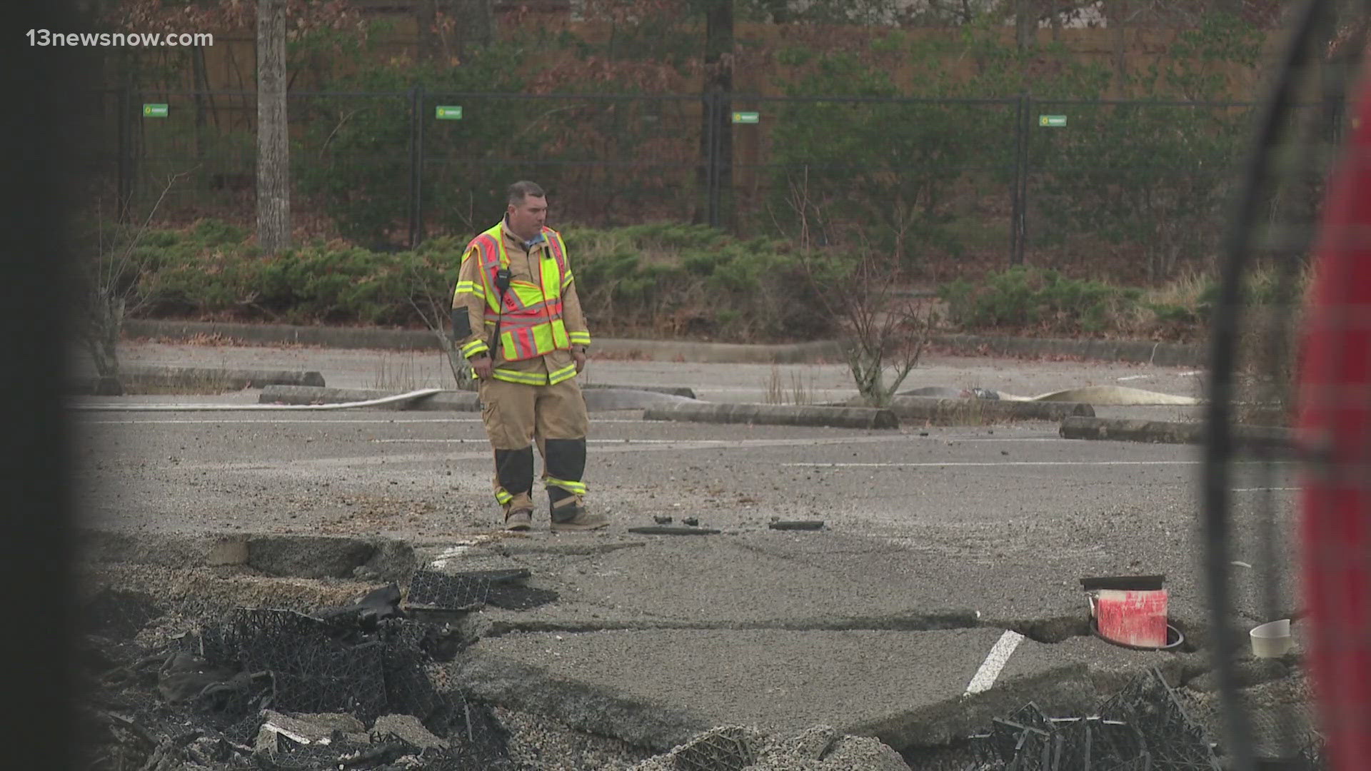 After over 100 hours, crews were able to extinguish the underground fire at the stormwater detention facility at Premium Outlets around 10 p.m. Wednesday.