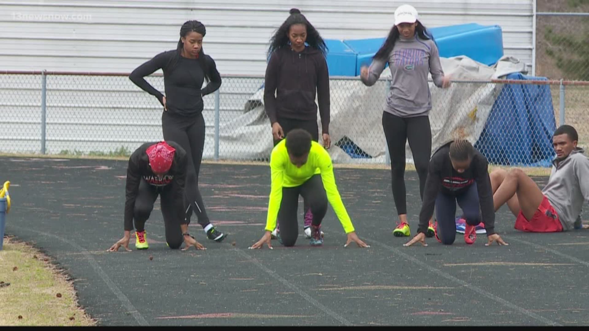 The Warriors 4x200 meter girl's relay team just made some big noise at the national level.